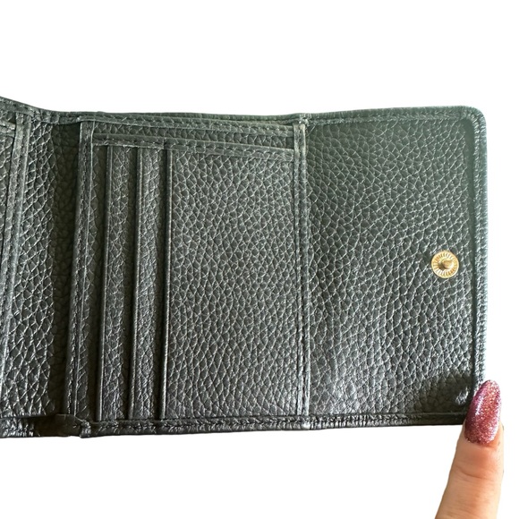 Dooney and Bourke Pebble Grain Small Flap Credit Card Wallet - Picture 4 of 6